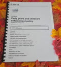 Printed Early Years &amp; Childcare Ofsted Enforcement Policy | Bound Edition with Free UK Shipping