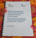 Printed SEND Code of Practice 0 to 25 Years Guidance | Bound Edition with Free UK Shipping