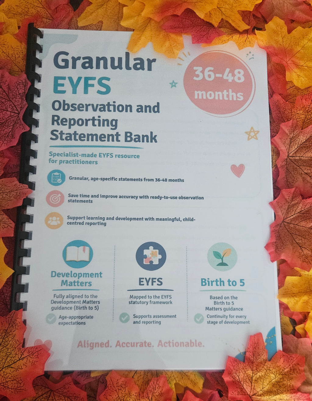 EYFS Observation & Reporting Statement Bank (Birth to 5 Years)