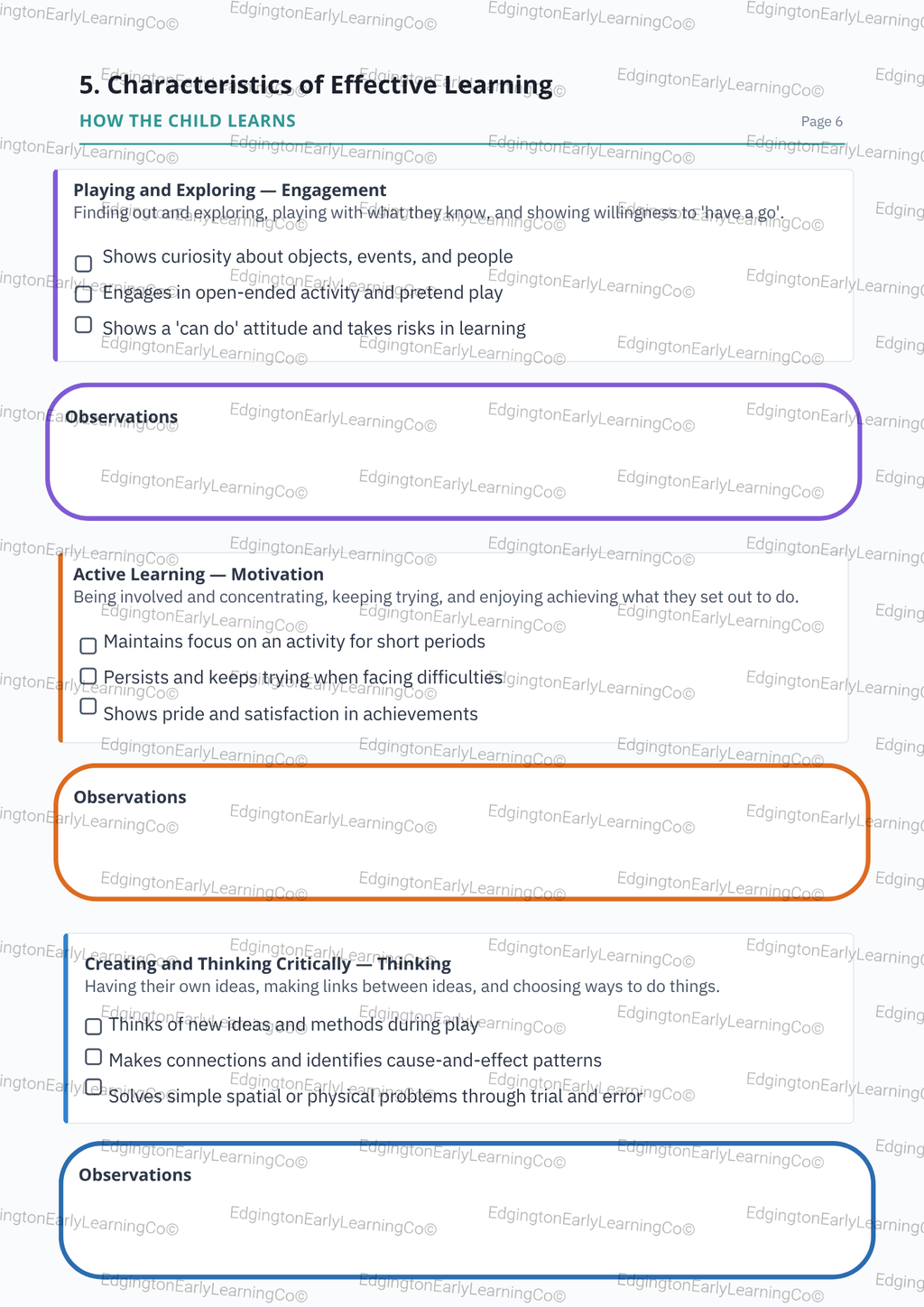 EYFS 2 Year Progress Check Template Digital Download
